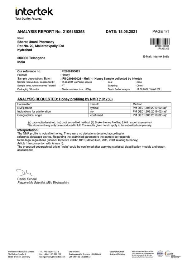 Bharat Honey Muti Flora Honey NMR Tested, 1 Kg - Image 6